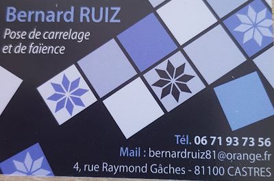 Bernard Ruiz Pose de Carrelage/faïence