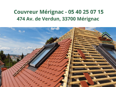 Couvreur Mérignac 33