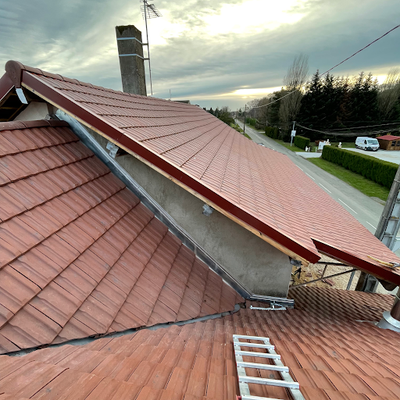 Rénovation Toiture Gouttière Velux Cheminée Façade Jura 39